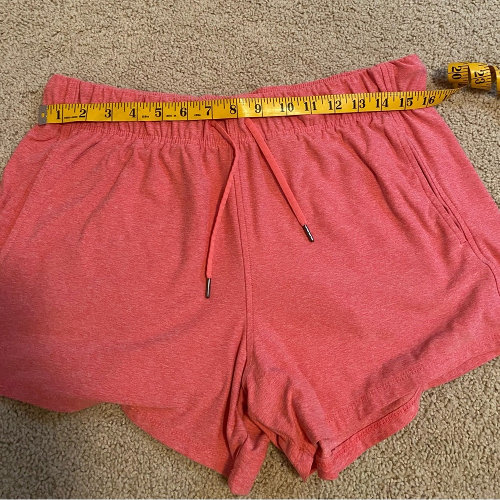 POCKETS! Women’s BLUE Drawstring Shorts Size L - Picture 6 of 8